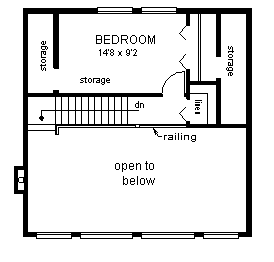 Contemporary Narrow Lot Level Two of Plan 58694