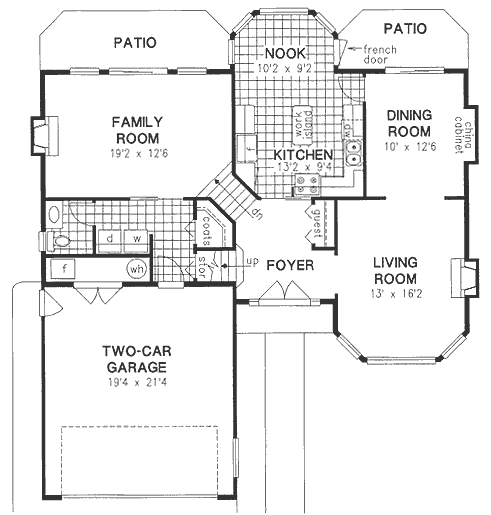 Contemporary Level One of Plan 58695