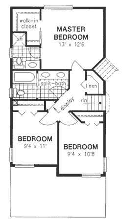 Contemporary Level Two of Plan 58695