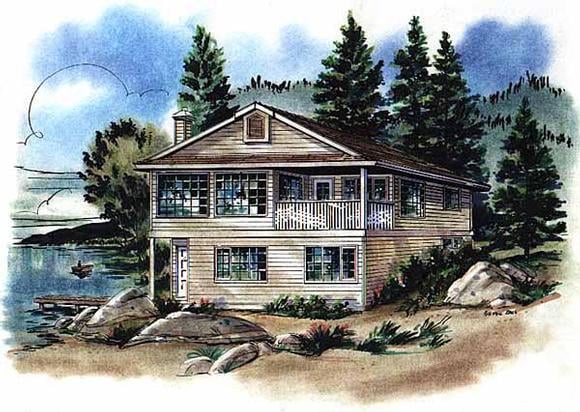 House Plan 58696 Elevation