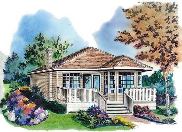 House Plan 58706 Elevation