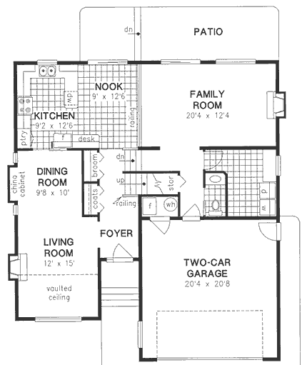 European Narrow Lot Level One of Plan 58715