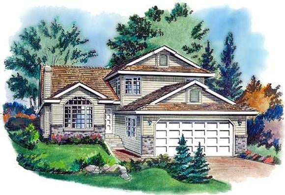 House Plan 58715 Elevation