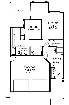 Narrow Lot Traditional Level One of Plan 58728