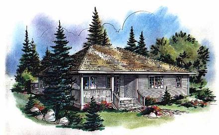 House Plan 58733 Elevation