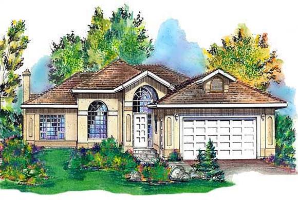 House Plan 58749 Elevation