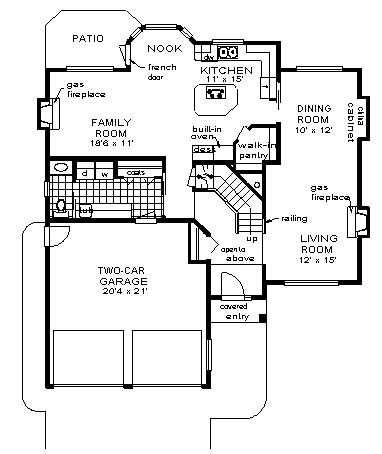 Contemporary Level One of Plan 58766