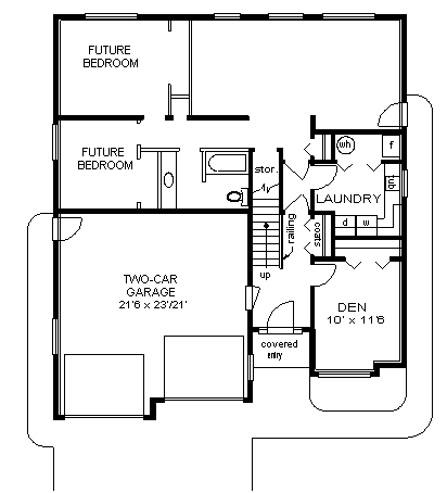 European Narrow Lot Level One of Plan 58775