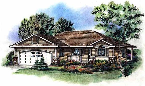 House Plan 58791 Elevation