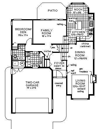 European Narrow Lot Level One of Plan 58797