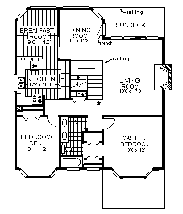 Narrow Lot Traditional Level One of Plan 58835