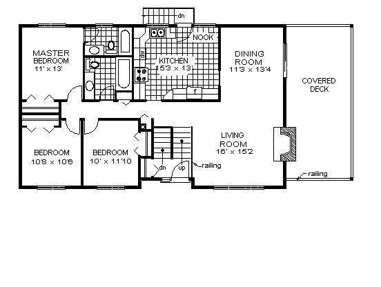 Contemporary Level One of Plan 58847