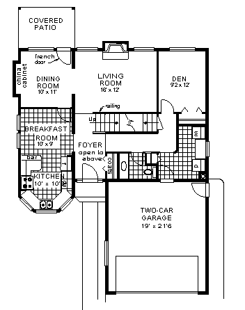 European Narrow Lot Level One of Plan 58867