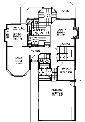 European Narrow Lot Level One of Plan 58868