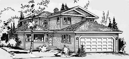 House Plan 58868 Elevation