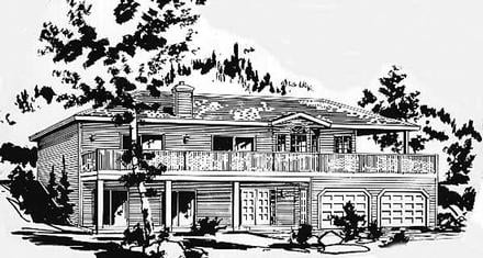 House Plan 58879 Elevation