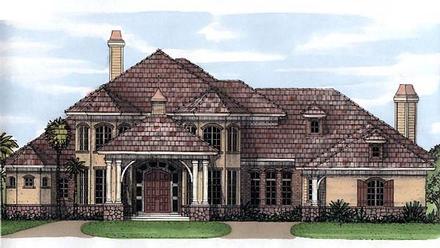 Mediterranean Elevation of Plan 58937