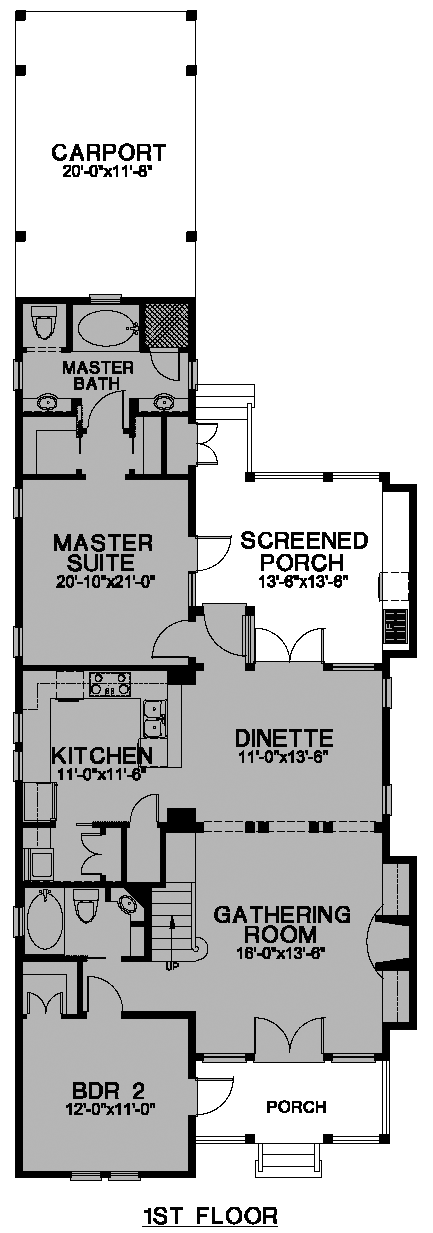 Narrow Lot Victorian Level One of Plan 58945