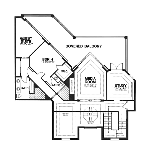 Colonial Plantation Level Two of Plan 58980