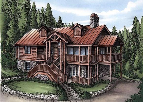 House Plan 58985 Elevation