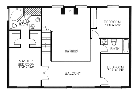 Contemporary Level Two of Plan 58988