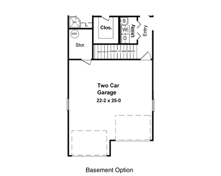 House Plan 59003 Second Level Plan