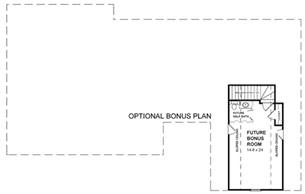 House Plan 59018 Third Level Plan