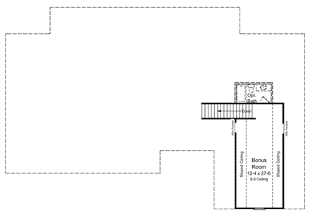 House Plan 59028 Third Level Plan