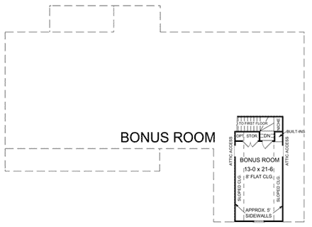 House Plan 59030 Third Level Plan