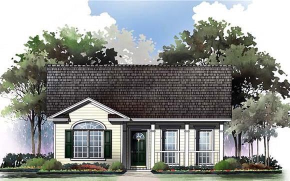 House Plan 59043 Elevation