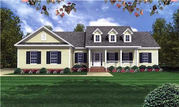 House Plan 59085 Elevation