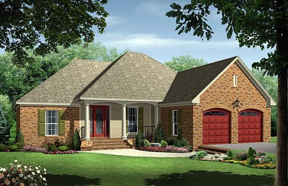 House Plan 59097 Elevation