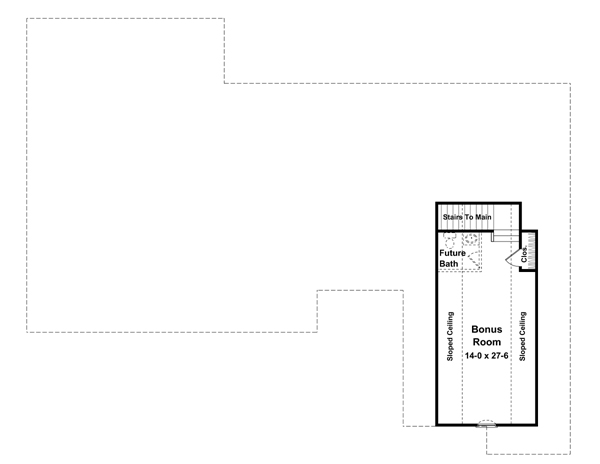 Ranch Traditional Level Two of Plan 59115