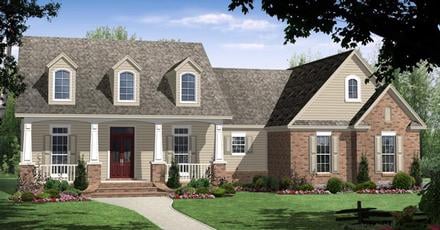 Country Craftsman European Traditional Elevation of Plan 59116