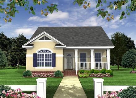 House Plan 59118 Elevation