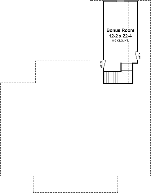 Country Ranch Traditional Level Two of Plan 59134