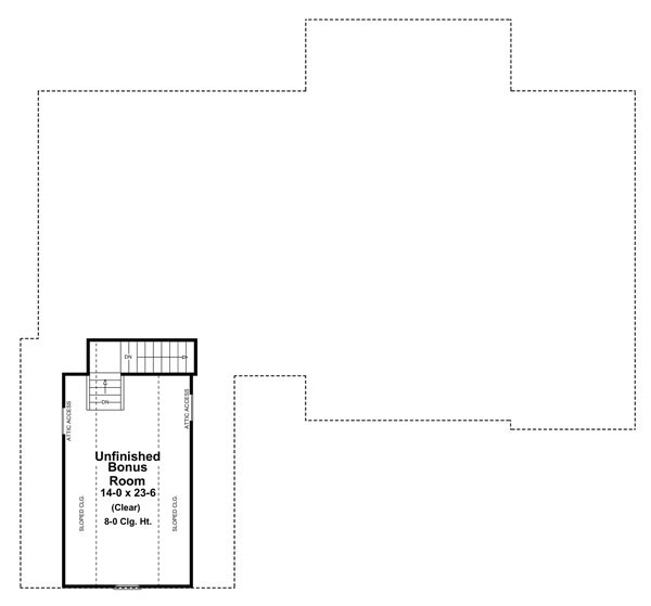 Country Ranch Traditional Level Two of Plan 59137