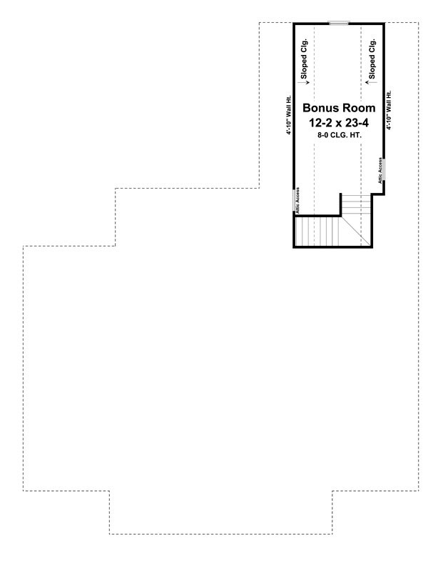 Country Ranch Traditional Level Two of Plan 59155