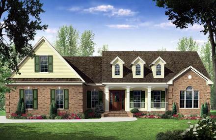 House Plan 59171 Elevation