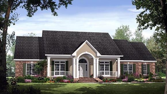 House Plan 59190 Elevation