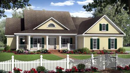 Country Farmhouse Traditional Elevation of Plan 59202