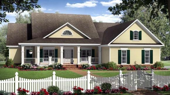 House Plan 59202 Elevation