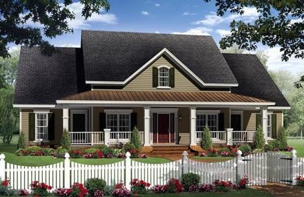 House Plan 59205 Elevation