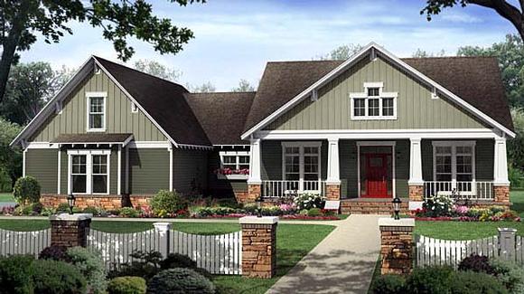 House Plan 59207 Elevation