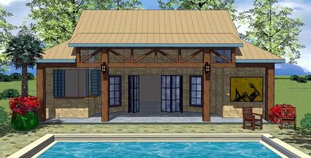 Cottage Craftsman Elevation of Plan 59310