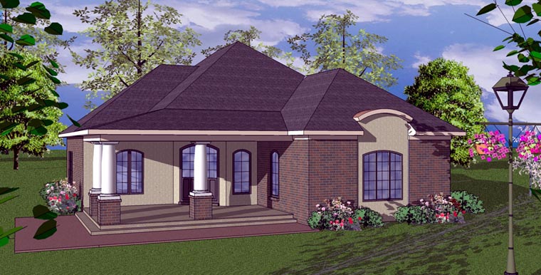 Plan 59372 | Southern Style With 2 Bed, 2 Bath