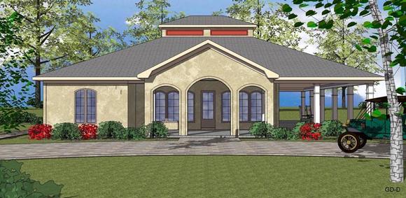 House Plan 59393 Elevation