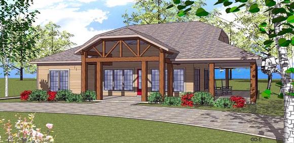 House Plan 59394 Elevation