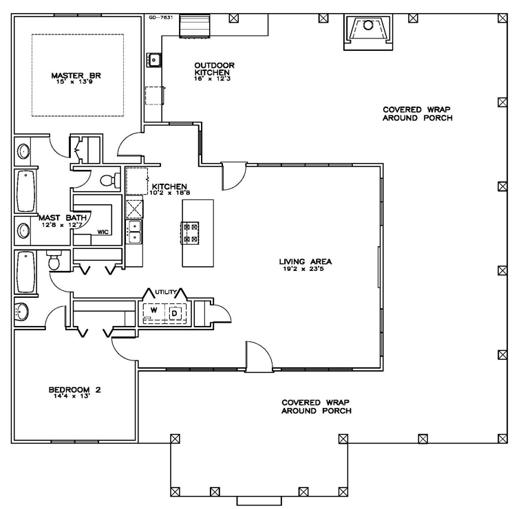 Coastal Southern Level One of Plan 59397