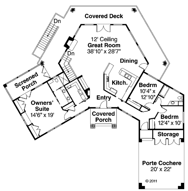 European Traditional Level One of Plan 59401